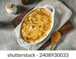 Small photo of Healthy Homemade Scalloped Potatoes with Rosemary and Cream