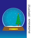 snow globe with a christmas... | Shutterstock . vector #20919712