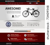 web design website elements... | Shutterstock .eps vector #73409548
