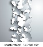white background with cutout... | Shutterstock .eps vector #130931459