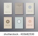 logo design  pages templates... | Shutterstock .eps vector #433682530