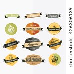 set of retro labels  stickers... | Shutterstock .eps vector #426306139