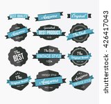 set of retro labels  stickers... | Shutterstock .eps vector #426417043