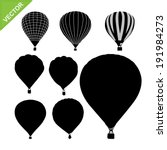 Hot Air Balloon Silhouettes...