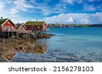 Small photo of Lofoten is an archipelago in the county of Nordland, Norway. Is known for a distinctive scenery with dramatic mountains and peaks, open sea and sheltered bays, beaches and untouched lands.