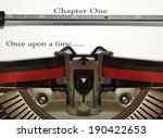 Typewriter Story Writing