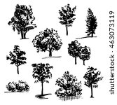 Old tree Silhouette Vector Clipart image - Free stock photo - Public ...