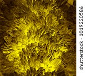 modern floral art   gold... | Shutterstock .eps vector #1019220586
