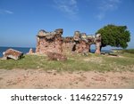 Small photo of Ruins of the "Pearl Fishery Bungalow".Sri Lanka