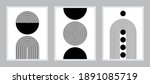 black and white modern poster... | Shutterstock .eps vector #1891085719