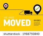 we are moving from one address... | Shutterstock .eps vector #1988750840