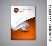 modern vector abstract brochure ... | Shutterstock .eps vector #232105906