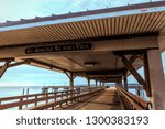 Small photo of Sign over the entrance to St Simons Island Pier
