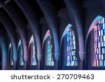 Arched Columns In Monastery...