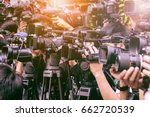  large number of press and media reporter in broadcasting event