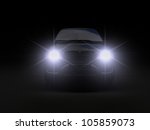 black car with lights | Shutterstock . vector #105859073