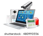 access control concept   home... | Shutterstock .eps vector #480993556