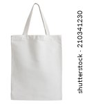 White Fabric Bag Isolated On...