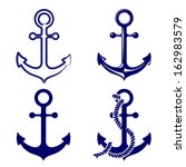 Anchor Symbols Set Vector ...