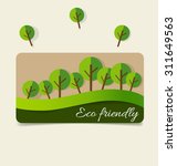 nature banner. ecology concept... | Shutterstock .eps vector #311649563