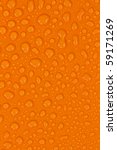 water drops on orange | Shutterstock . vector #59171269