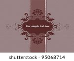 vintage background | Shutterstock .eps vector #95068714