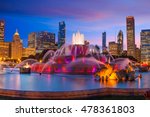 Chicago Skyline Panorama With...