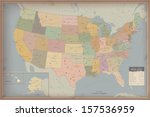 highly detailed map of united... | Shutterstock .eps vector #157536959