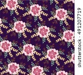 flower pattern | Shutterstock .eps vector #491207719