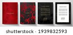 modern red  black cover  frame... | Shutterstock .eps vector #1939832593