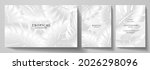 exotic white banner  cover... | Shutterstock .eps vector #2026298096