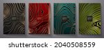 modern elegant cover design set.... | Shutterstock .eps vector #2040508559