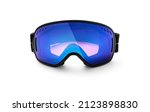 Ski Glasses Isolated On White ...