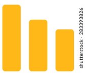bar chart decrease icon from... | Shutterstock . vector #283393826