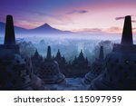Borobudur Temple, Yogyakarta, Java, Indonesia.