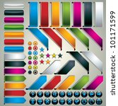 set of web design elements  ... | Shutterstock .eps vector #101171599