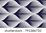 seamless geometric pattern.... | Shutterstock .eps vector #791386720