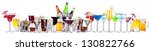 different images of alcohol... | Shutterstock . vector #130822766