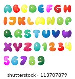 Red Alphabet Letters vector clipart image - Free stock photo - Public ...