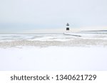 North Pier Lighthouse In Winter ...