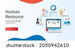 human resources concept.... | Shutterstock .eps vector #2050942610