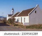 Small photo of Cape Dutch cottages in McGregor, a small village in the mountains of the Western Cape, South Africa.