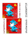 halloween find differences... | Shutterstock .eps vector #2163069719