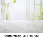 close-up look at wooden with morning bright