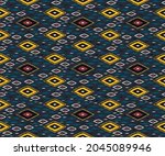 oriental vector damask pattern. ... | Shutterstock .eps vector #2045089946