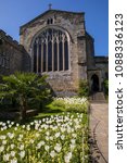 Small photo of ARUNDEL, UK - MAY 5TH 2018: A view of the beautiful Fitzalan Chapel, located in the grounds of Arundel Castle in Arundel, West Sussex, UK, on 5th May 2018.