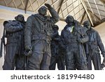 The RAF Bomber Command Memorial, situated in London