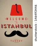 Vintage Istanbul Welcome Poster