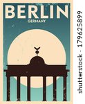 Typographic Berlin City Poster...