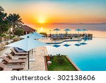 Sunset At Dead Sea Viewed From...